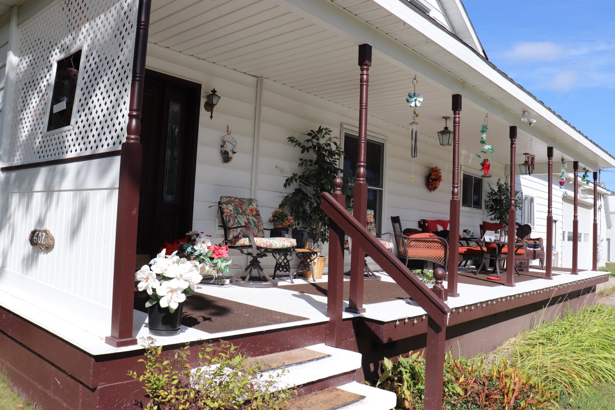 A porch like a living room.