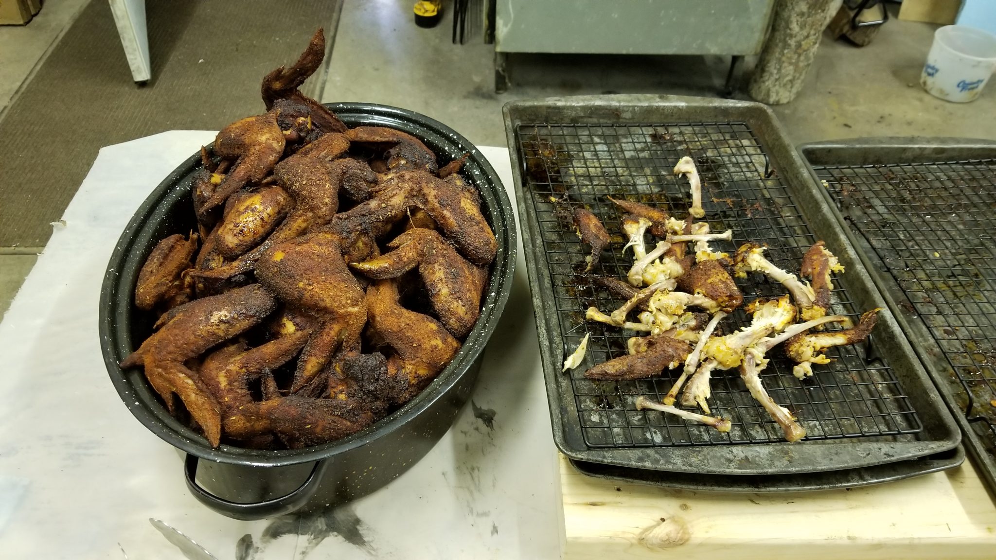 Unbelivable smoked chicken wings.