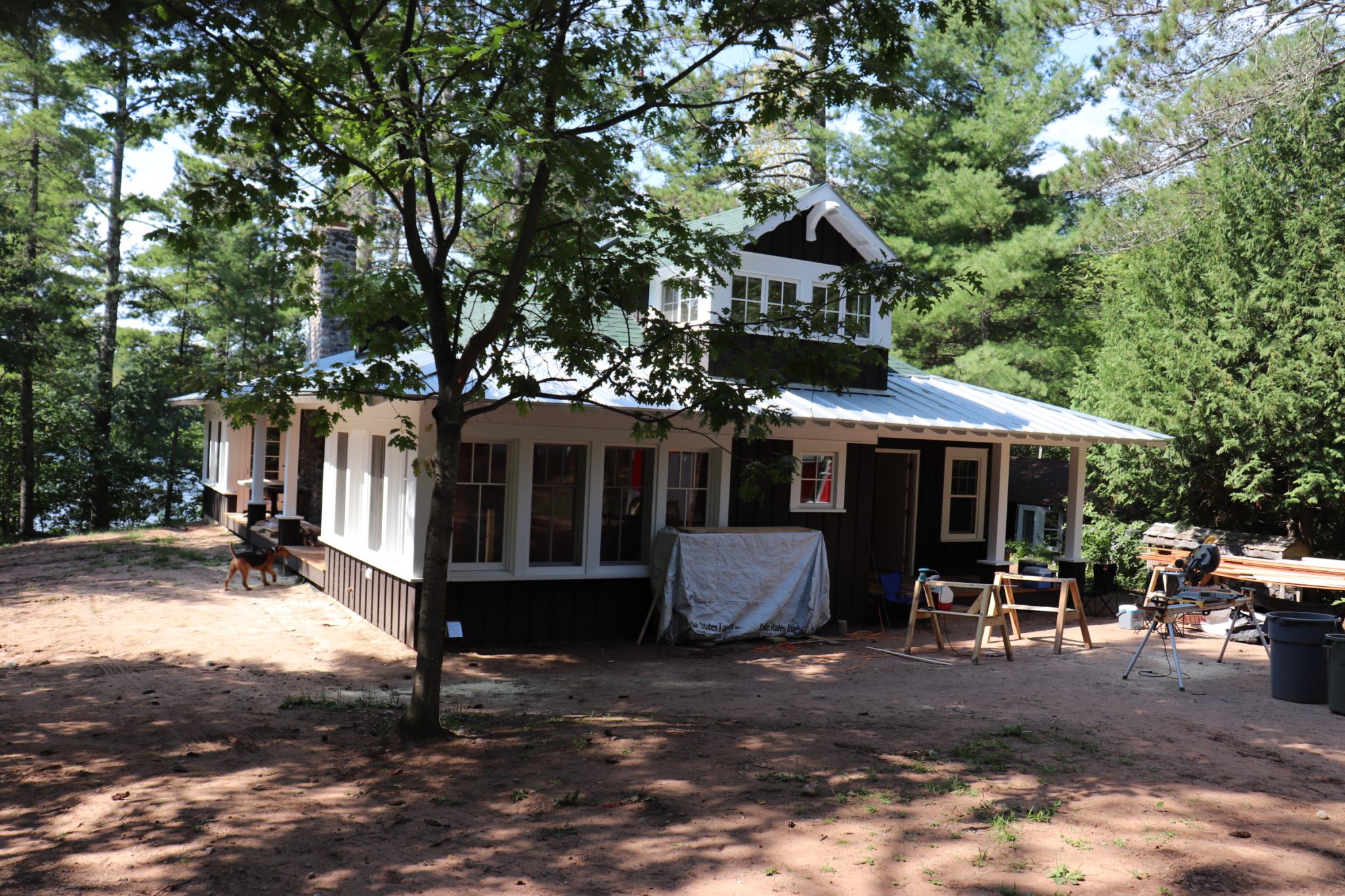 The main camp house.