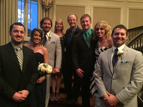 Dan and Vickie with four of their five sons.