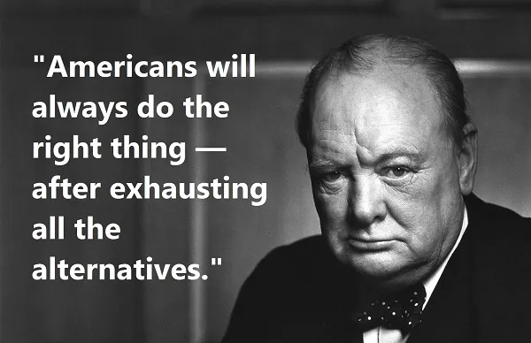 Churchill on America on picsmine-com