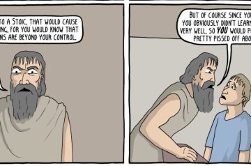 Professor Epictetus from existential comics