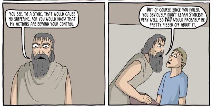 Professor Epictetus from existential comics