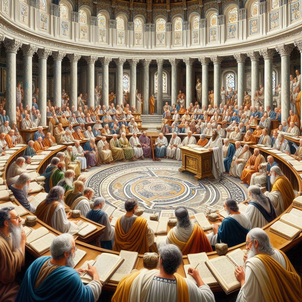 The Council of Nicaea image by Copilot The Council of Nicaea