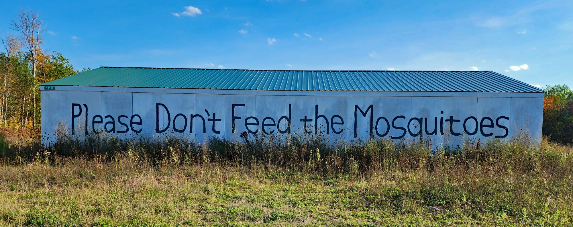 Random Yooper Barn Warning Foreigners to be Vigilant