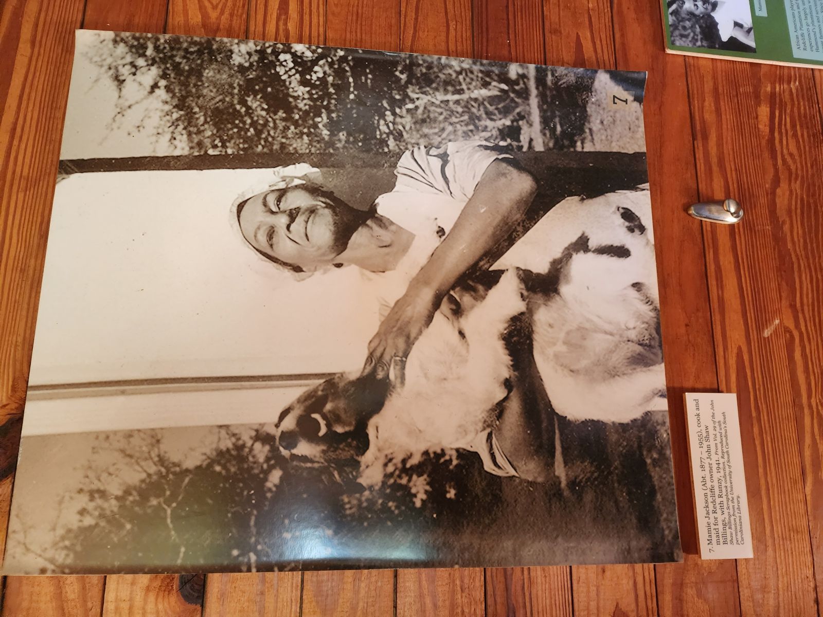 Mammie Jackson, cook and maid for Redcliffe, 1947