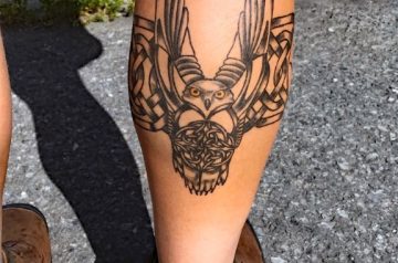 Vern's Snowy Owl Tattoo